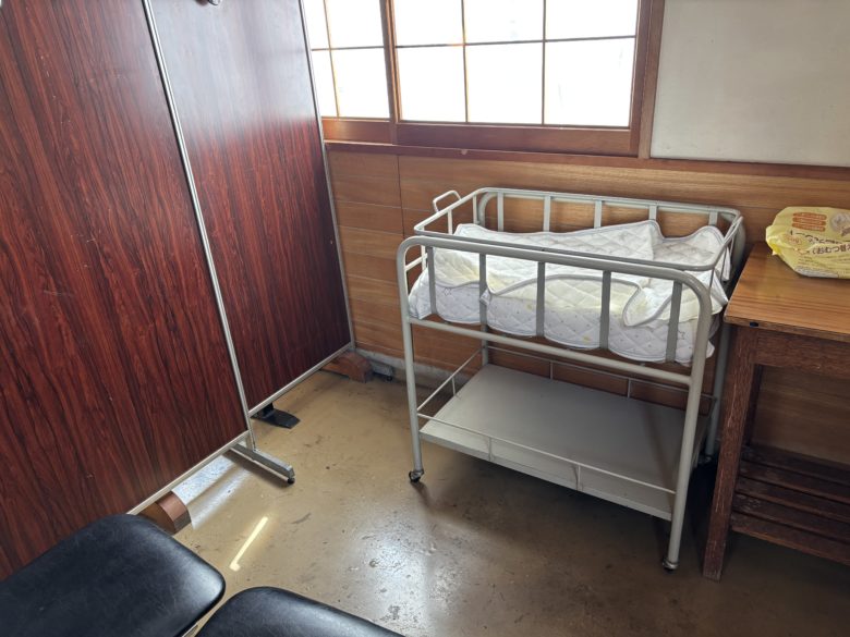 生駒銀山のオムツ替えスペースの様子