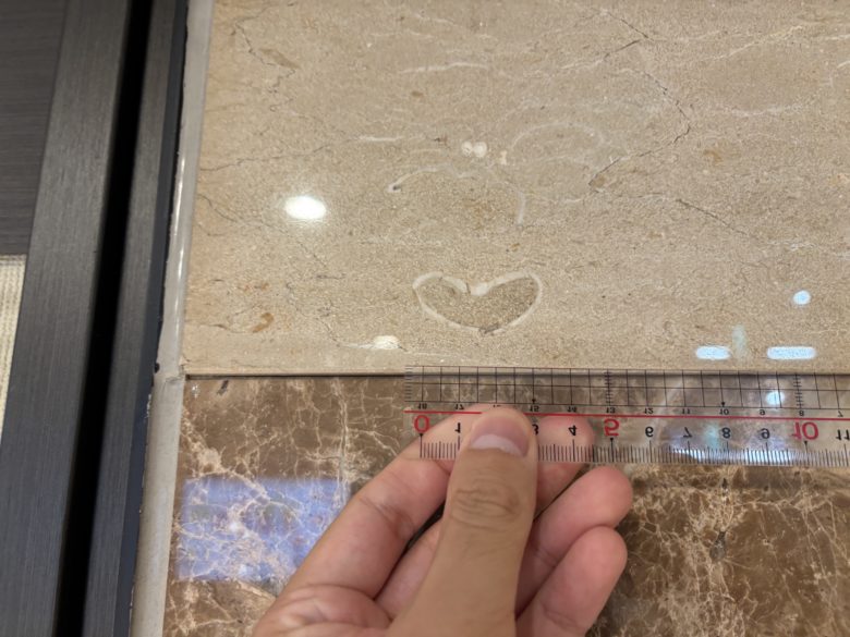 京都駅地下街のポルタにあるウニの化石