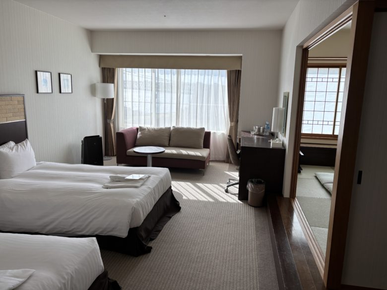 シーサイドホテル舞子ビラ神戸の赤ちゃん連れ旅行の様子