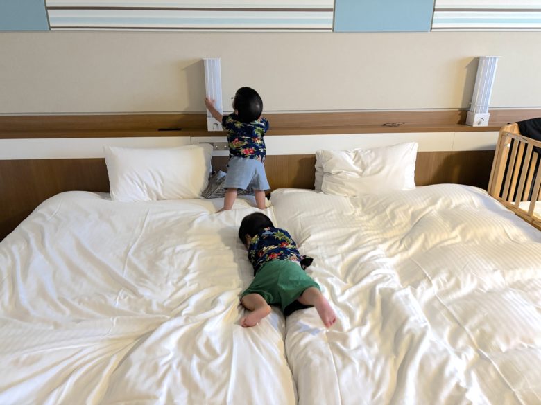 ベッセルホテルの客室の様子